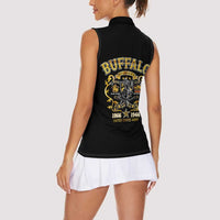 Buffalo Soldiers 1866-1944 Women Sleeveless Polo Shirt American Legend