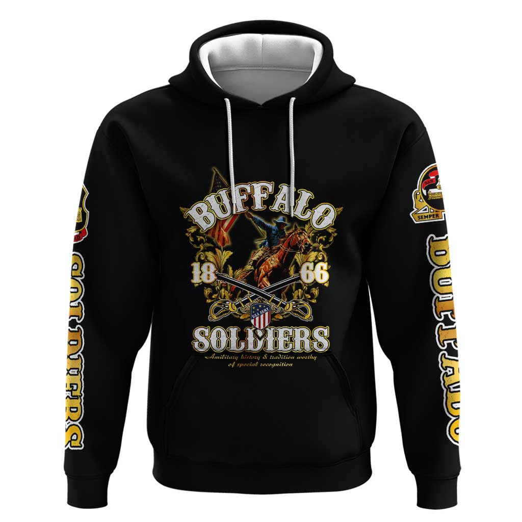 Buffalo Soldiers 1866-1944 Zip Hoodie American Legend