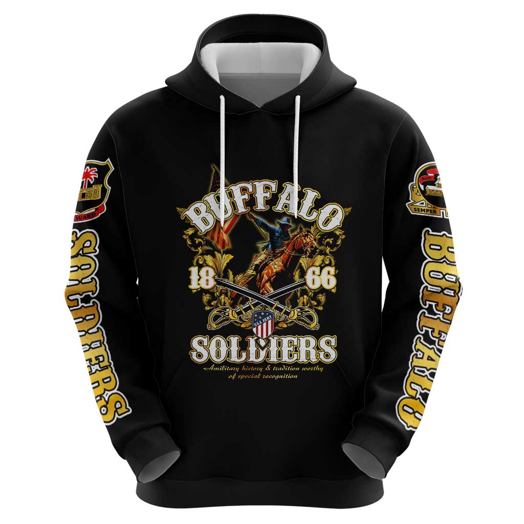 Buffalo Soldiers 1866-1944 Zip Hoodie American Legend