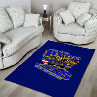 We Can We Will Buffalo Soldiers Area Rug Ready and Forward