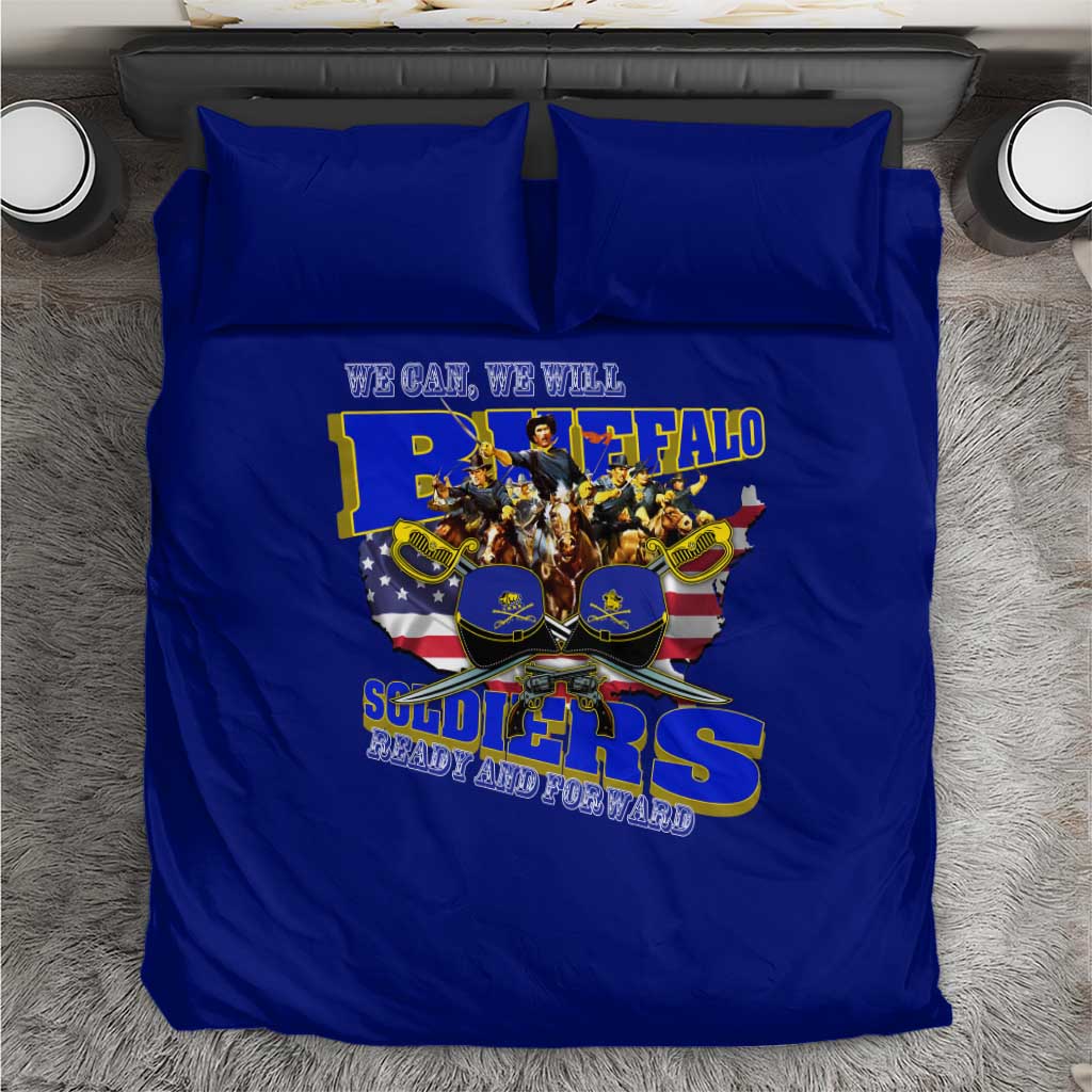 We Can We Will Buffalo Soldiers Bedding Set Ready and Forward