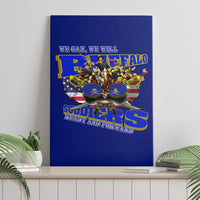 We Can We Will Buffalo Soldiers Canvas Wall Art Ready and Forward