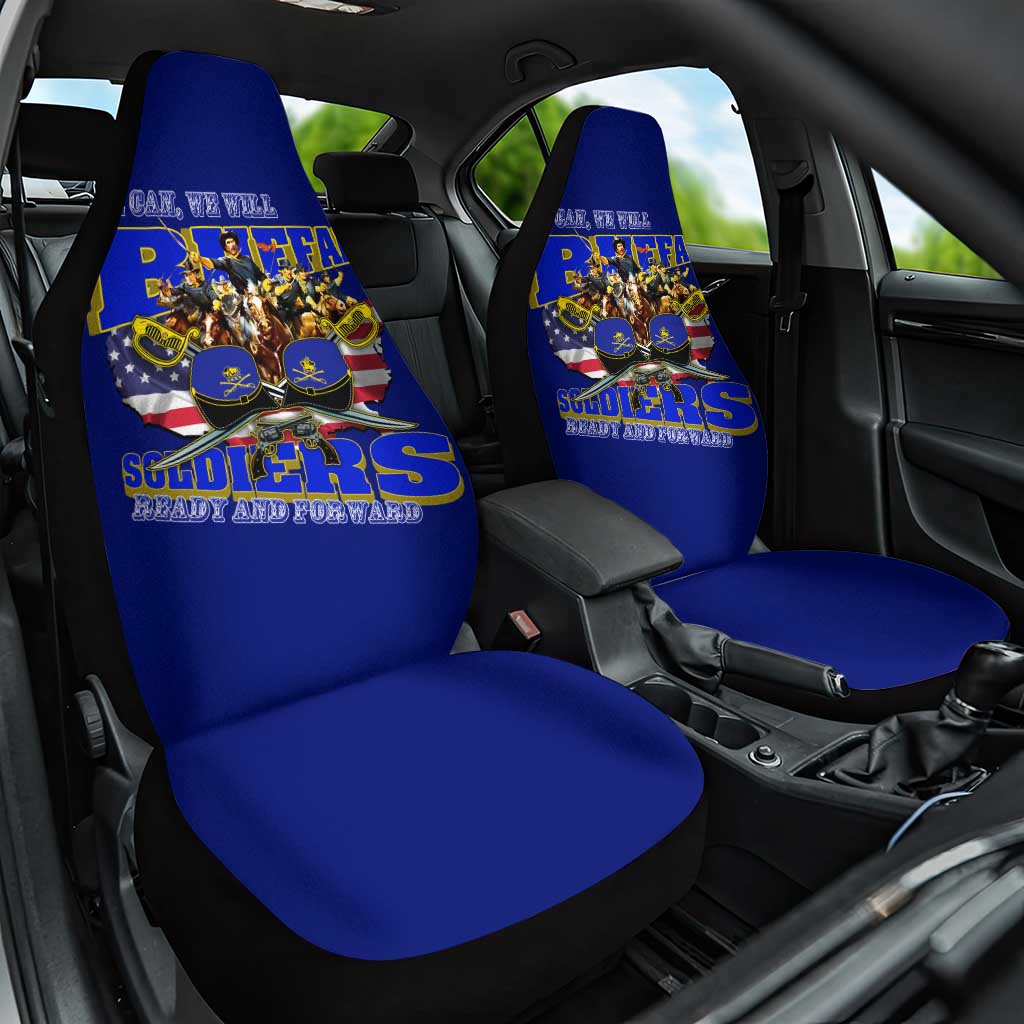 We Can We Will Buffalo Soldiers Car Seat Cover Ready and Forward