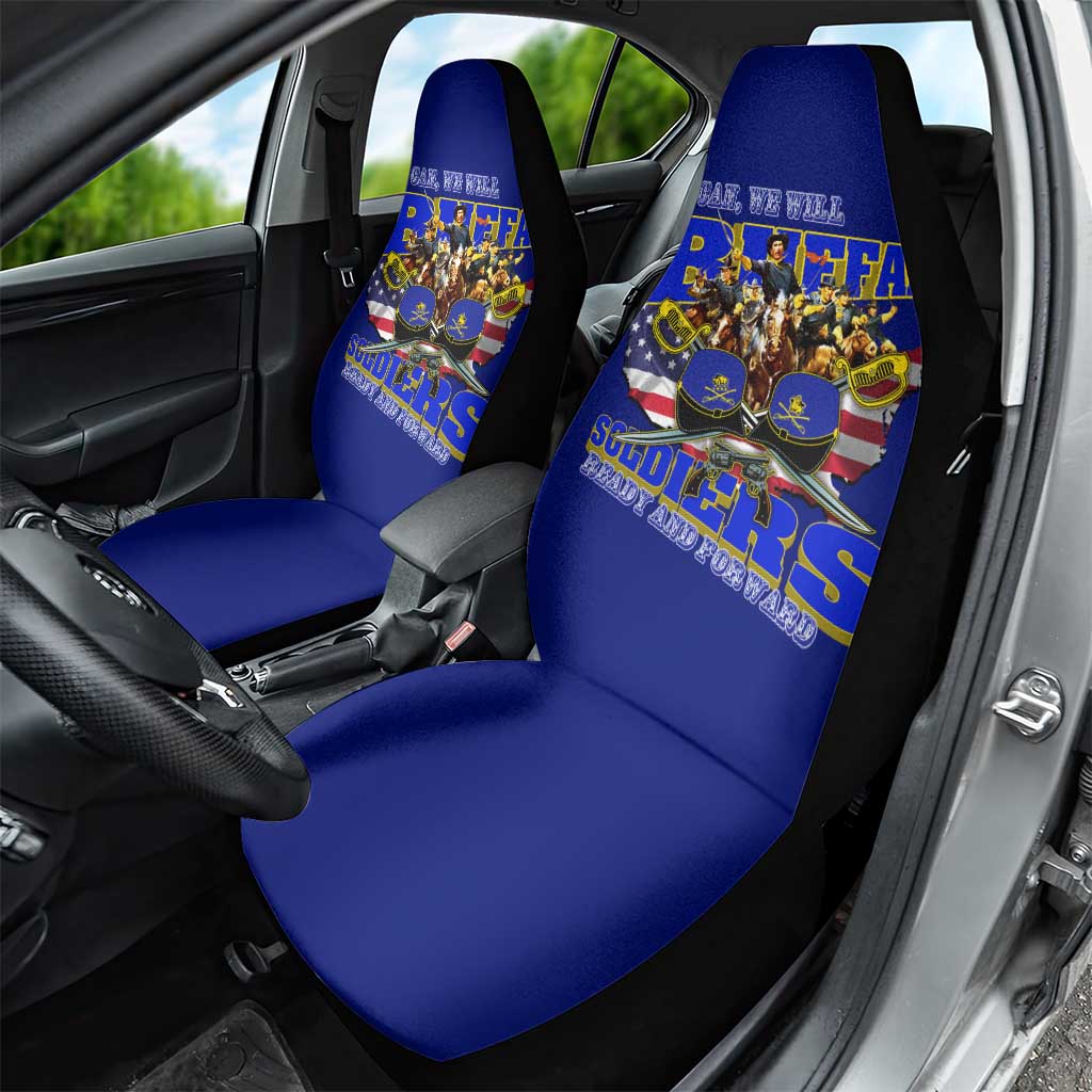 We Can We Will Buffalo Soldiers Car Seat Cover Ready and Forward