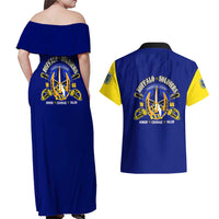 We Can We Will Buffalo Soldiers Couples Matching Off Shoulder Maxi Dress and Hawaiian Shirt Ready and Forward