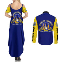 We Can We Will Buffalo Soldiers Couples Matching Summer Maxi Dress and Long Sleeve Button Shirt Ready and Forward