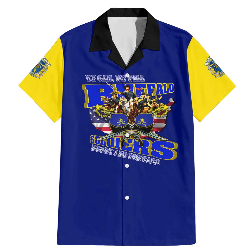 We Can We Will Buffalo Soldiers Family Matching Mermaid Dress and Hawaiian Shirt Ready and Forward