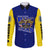 We Can We Will Buffalo Soldiers Family Matching Off The Shoulder Long Sleeve Dress and Hawaiian Shirt Ready and Forward
