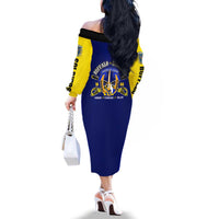 We Can We Will Buffalo Soldiers Family Matching Off The Shoulder Long Sleeve Dress and Hawaiian Shirt Ready and Forward