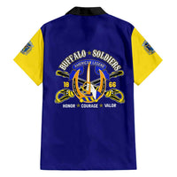 We Can We Will Buffalo Soldiers Family Matching Off Shoulder Short Dress and Hawaiian Shirt Ready and Forward