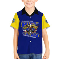 We Can We Will Buffalo Soldiers Family Matching Off Shoulder Short Dress and Hawaiian Shirt Ready and Forward