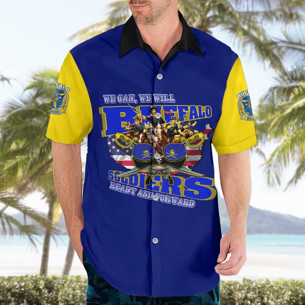 We Can We Will Buffalo Soldiers Hawaiian Shirt Ready and Forward