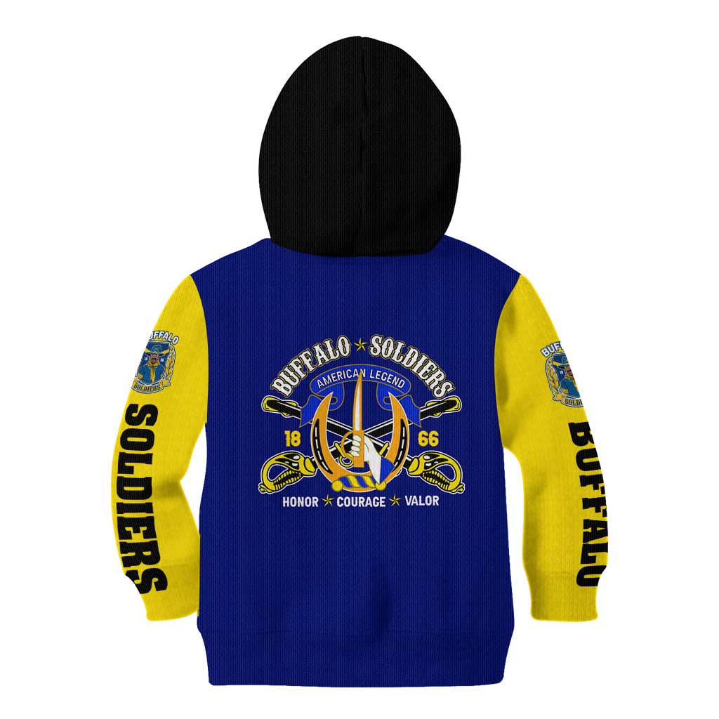 We Can We Will Buffalo Soldiers Kid Hoodie Ready and Forward