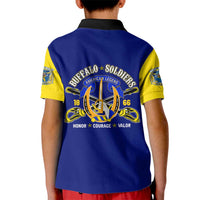We Can We Will Buffalo Soldiers Kid Polo Shirt Ready and Forward