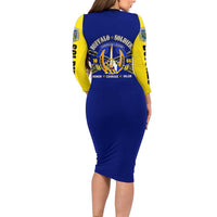 We Can We Will Buffalo Soldiers Long Sleeve Bodycon Dress Ready and Forward