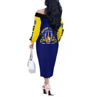 We Can We Will Buffalo Soldiers Off The Shoulder Long Sleeve Dress Ready and Forward