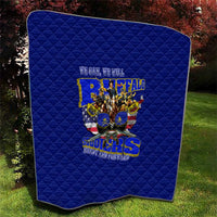 We Can We Will Buffalo Soldiers Quilt Ready and Forward