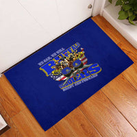 We Can We Will Buffalo Soldiers Rubber Doormat Ready and Forward
