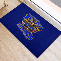 We Can We Will Buffalo Soldiers Rubber Doormat Ready and Forward