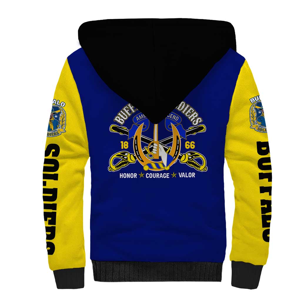 We Can We Will Buffalo Soldiers Sherpa Hoodie Ready and Forward