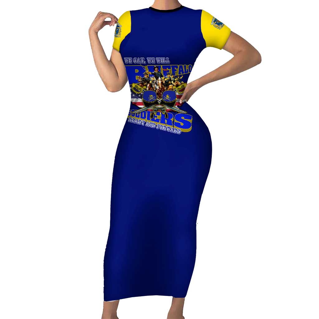 We Can We Will Buffalo Soldiers Short Sleeve Bodycon Dress Ready and Forward