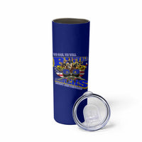 We Can We Will Buffalo Soldiers Skinny Tumbler Ready and Forward