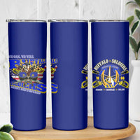 We Can We Will Buffalo Soldiers Skinny Tumbler Ready and Forward