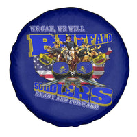 We Can We Will Buffalo Soldiers Spare Tire Cover Ready and Forward