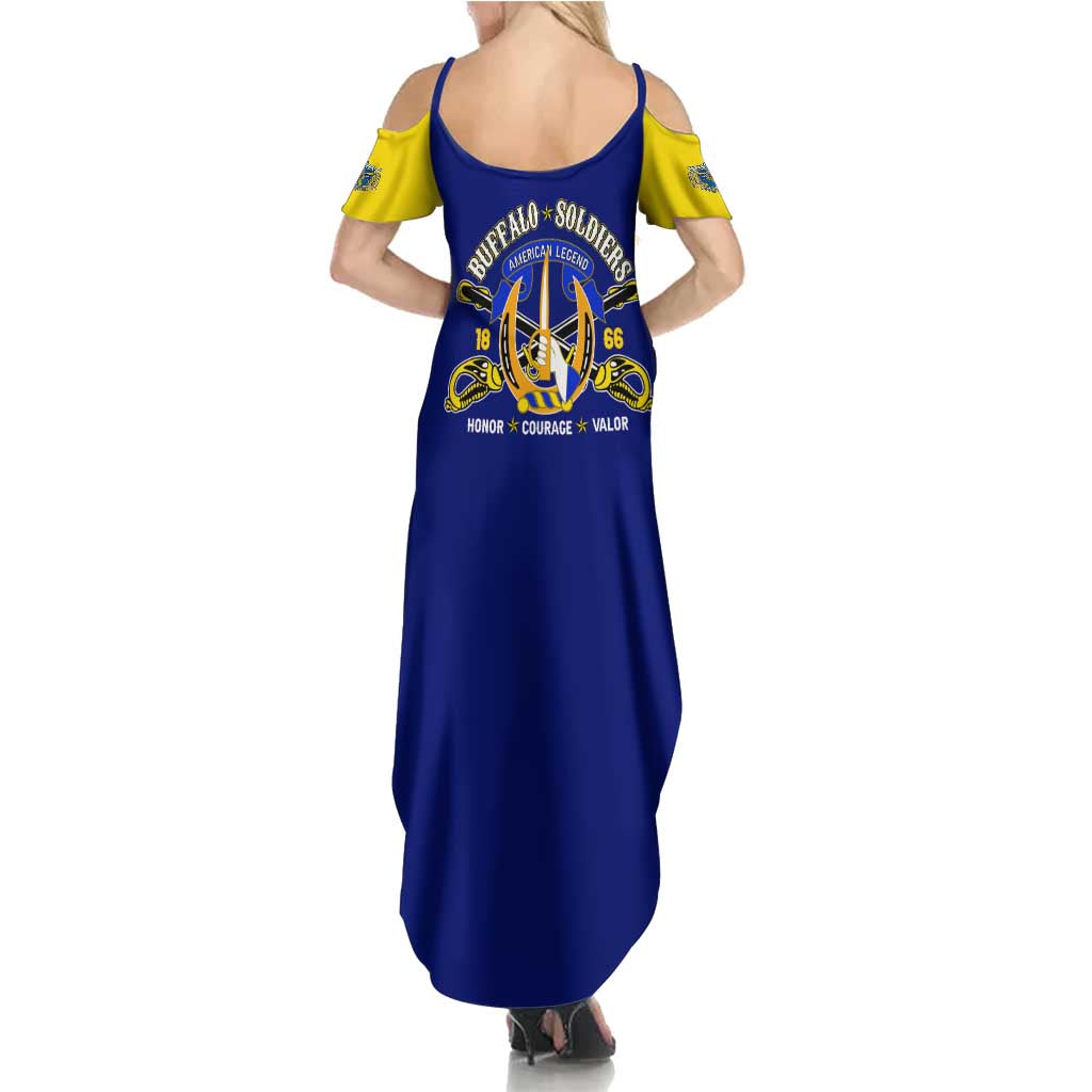 We Can We Will Buffalo Soldiers Summer Maxi Dress Ready and Forward