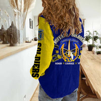 We Can We Will Buffalo Soldiers Women Casual Shirt Ready and Forward