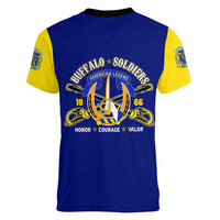 We Can We Will Buffalo Soldiers Women V-Neck T-Shirt Ready and Forward