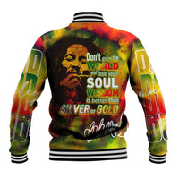 The Legend of Reggae Baseball Jacket Bob One Love Colorful Art