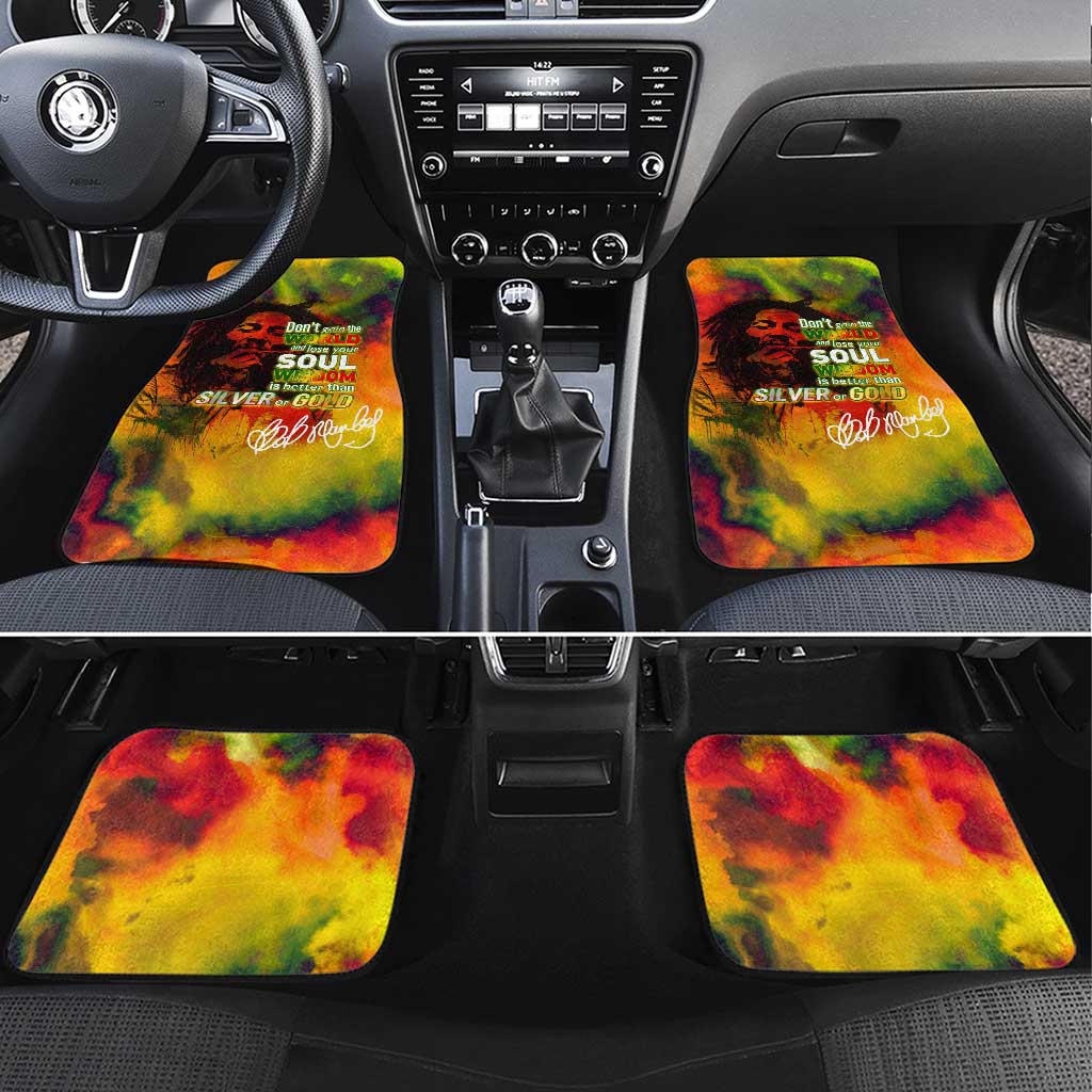 The Legend of Reggae Car Mats Bob One Love Colorful Art