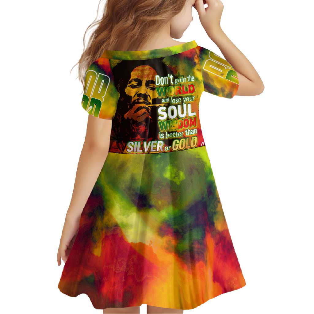 The Legend of Reggae Family Matching Mermaid Dress and Hawaiian Shirt Bob One Love Colorful Art