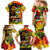 The Legend of Reggae Family Matching Mermaid Dress and Hawaiian Shirt Bob One Love Colorful Art