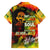 The Legend of Reggae Family Matching Off Shoulder Maxi Dress and Hawaiian Shirt Bob One Love Colorful Art