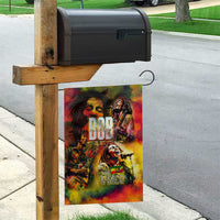 The Legend of Reggae Garden Flag Bob One Love Colorful Art