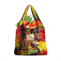 The Legend of Reggae Grocery Bag Bob One Love Colorful Art