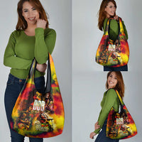 The Legend of Reggae Grocery Bag Bob One Love Colorful Art