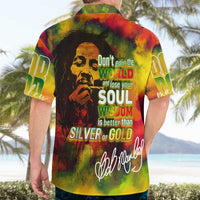 The Legend of Reggae Hawaiian Shirt Bob One Love Colorful Art