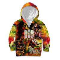 The Legend of Reggae Kid Hoodie Bob One Love Colorful Art