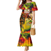 The Legend of Reggae Mermaid Dress Bob One Love Colorful Art