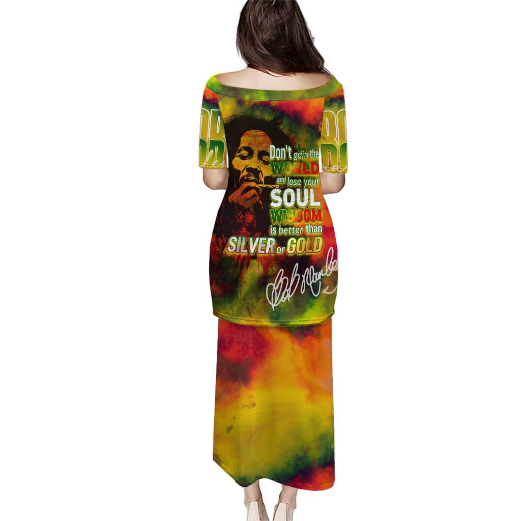 The Legend of Reggae Puletasi Bob One Love Colorful Art