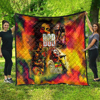 The Legend of Reggae Quilt Bob One Love Colorful Art