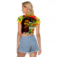 The Legend of Reggae Raglan Cropped T Shirt Bob One Love Colorful Art