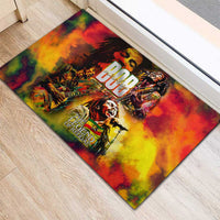 The Legend of Reggae Rubber Doormat Bob One Love Colorful Art