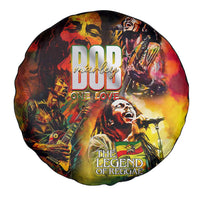 The Legend of Reggae Spare Tire Cover Bob One Love Colorful Art