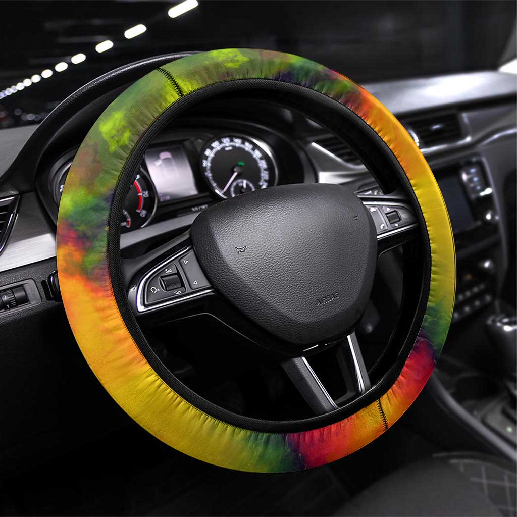 The Legend of Reggae Steering Wheel Cover Bob One Love Colorful Art