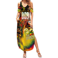 The Legend of Reggae Summer Maxi Dress Bob One Love Colorful Art
