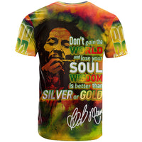The Legend of Reggae T Shirt Bob One Love Colorful Art
